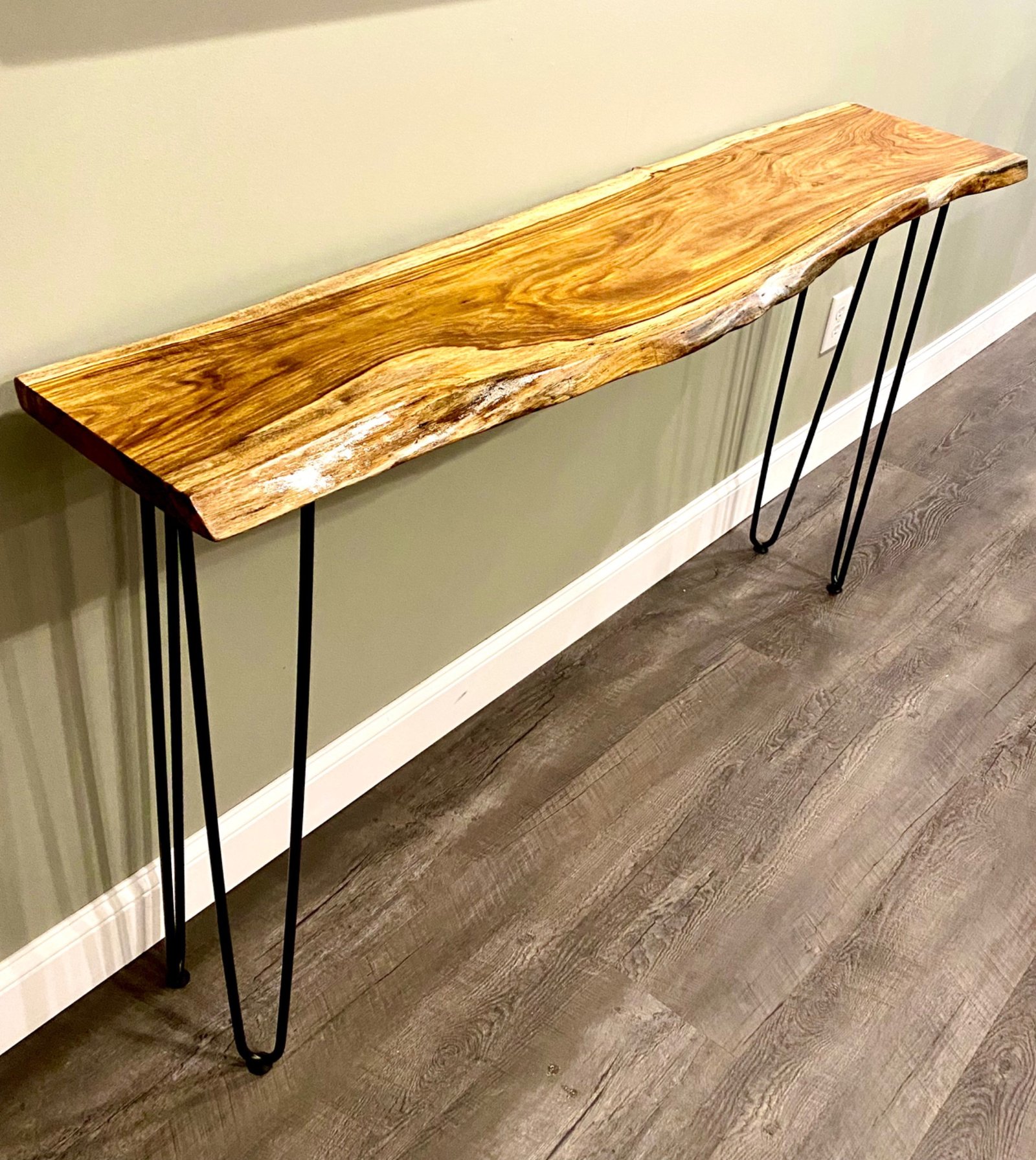 Live Edge Hall Table
